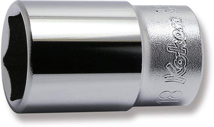 3/8 Sq. Dr. Socket  18mm 6 point Length 40mm