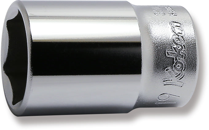 3/8 Sq. Dr. Socket  19mm 6 point Length 40mm