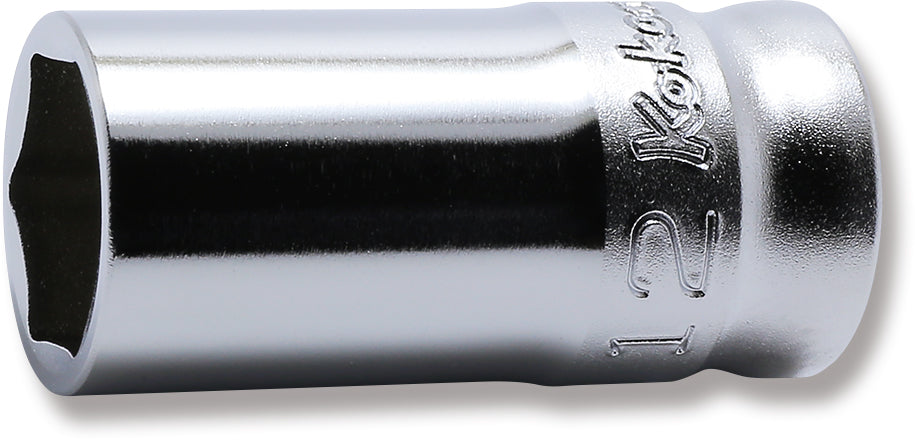 3/8 Sq. Dr. Z-series Metric Semi-Deep 6 point Chrome Socket  - 12mm