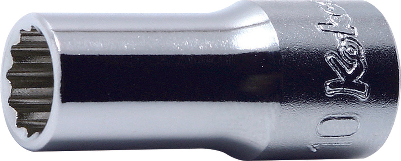 Douille carrée 3/8" 5/8" 12 pans, longueur 40 mm 