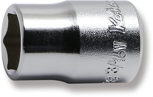 3/8 Sq. Dr. Socket Whitworth 3/16 6 point Length 26mm