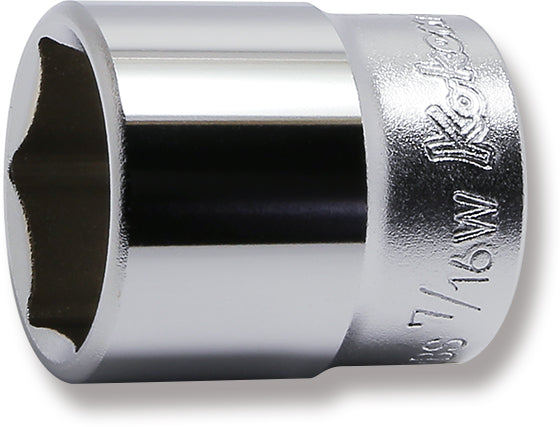 3/8 Sq. Dr. Socket Whitworth 7/16 6 point Length 32mm