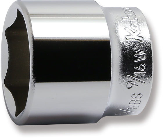 3/8 Sq. Dr. Socket Whitworth 9/16 6 point Length 35mm