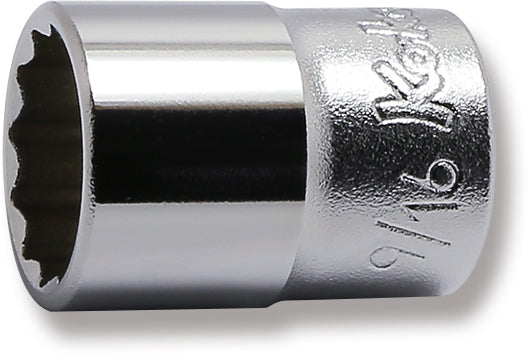 3/8 Sq. Dr. 12 Point SAE Chrome Socket in 9/16"