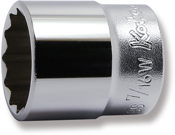 3/8 Sq. Dr. Socket Whitworth 7/16 12 point Length 32mm