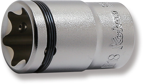 3/8 Sq. Dr. NUT GRIP® TORX® E18 Socket - Length 32mm