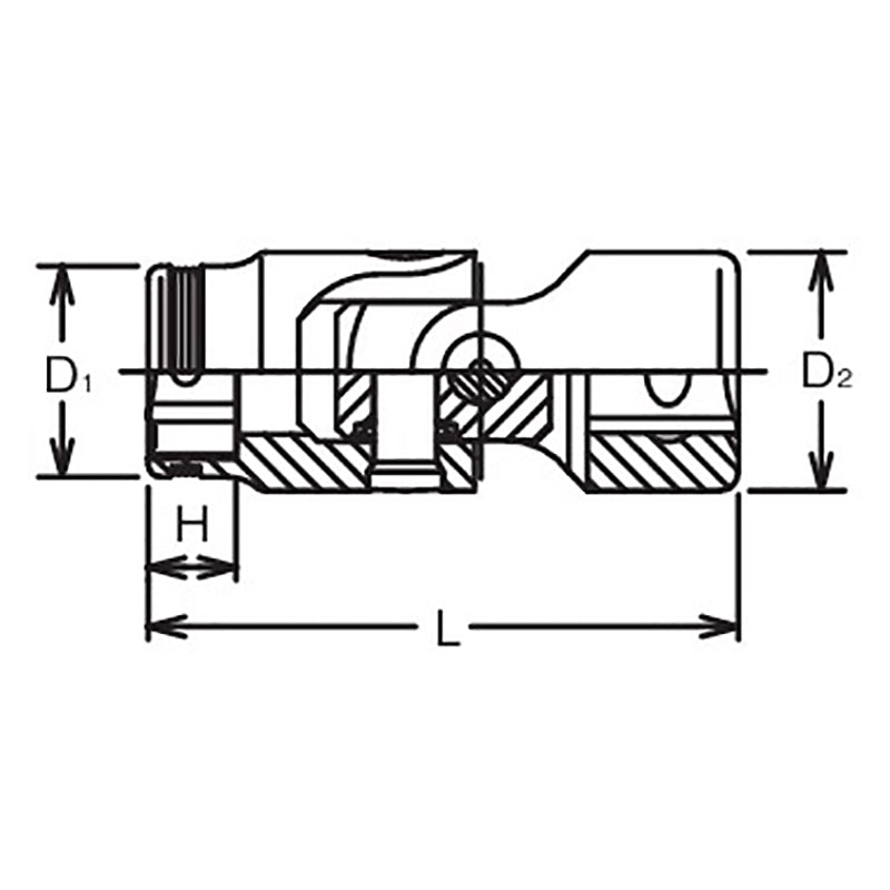 3/8 Sq. Dr. Universal NUT GRIP® Socket - 16mm