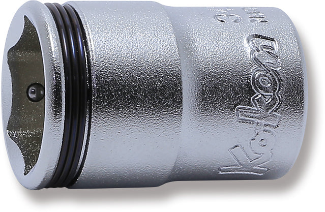 Douille carrée 3/8" pour écrou de 13 mm, longueur de serrage 26 mm 