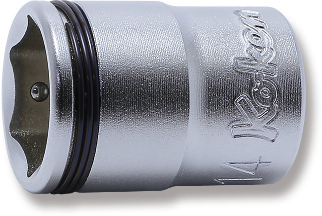 Douille carrée 3/8" pour écrou de 14 mm, longueur de serrage 27 mm 