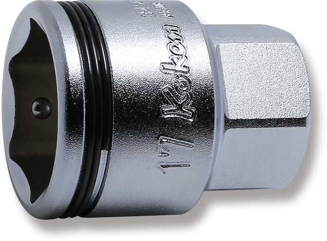 3/8 Sq. Dr. Socket  17mm Nut Grip Length 29mm Outer Hex 17mm