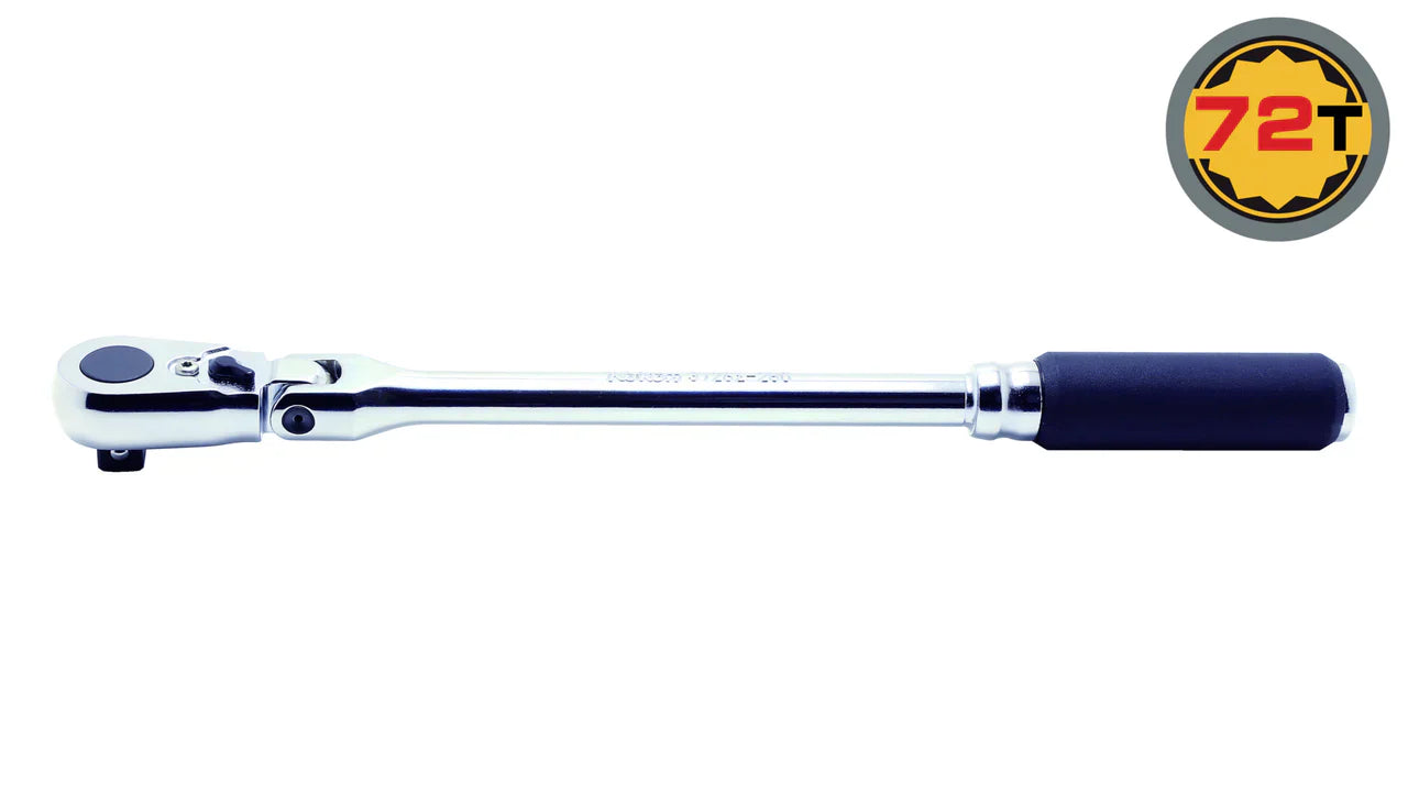 Z-Series 3/8" Sq.Dr. Flexible Ratchet, Reversible (L=280mm), 72 Tooth