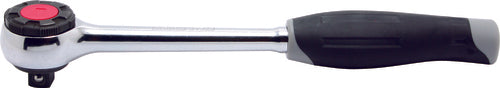 3/8 Sq. Dr. Ratchet Handle  45 teeth  Length 200mm  Plastic Handle