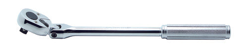 Clé à cliquet 3/8" à 24 dents, tête flexible, longueur 265 mm, poignée en métal 
