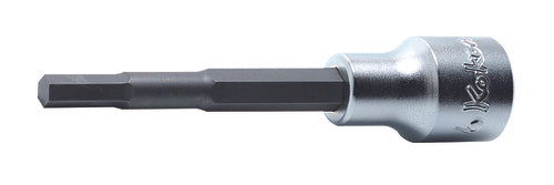 Douille à embout carré 1/2", hexagone 3/8", longueur 60 mm 
