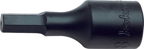 Douille à embout carré 1/2", hexagone 1/4", longueur 60 mm 