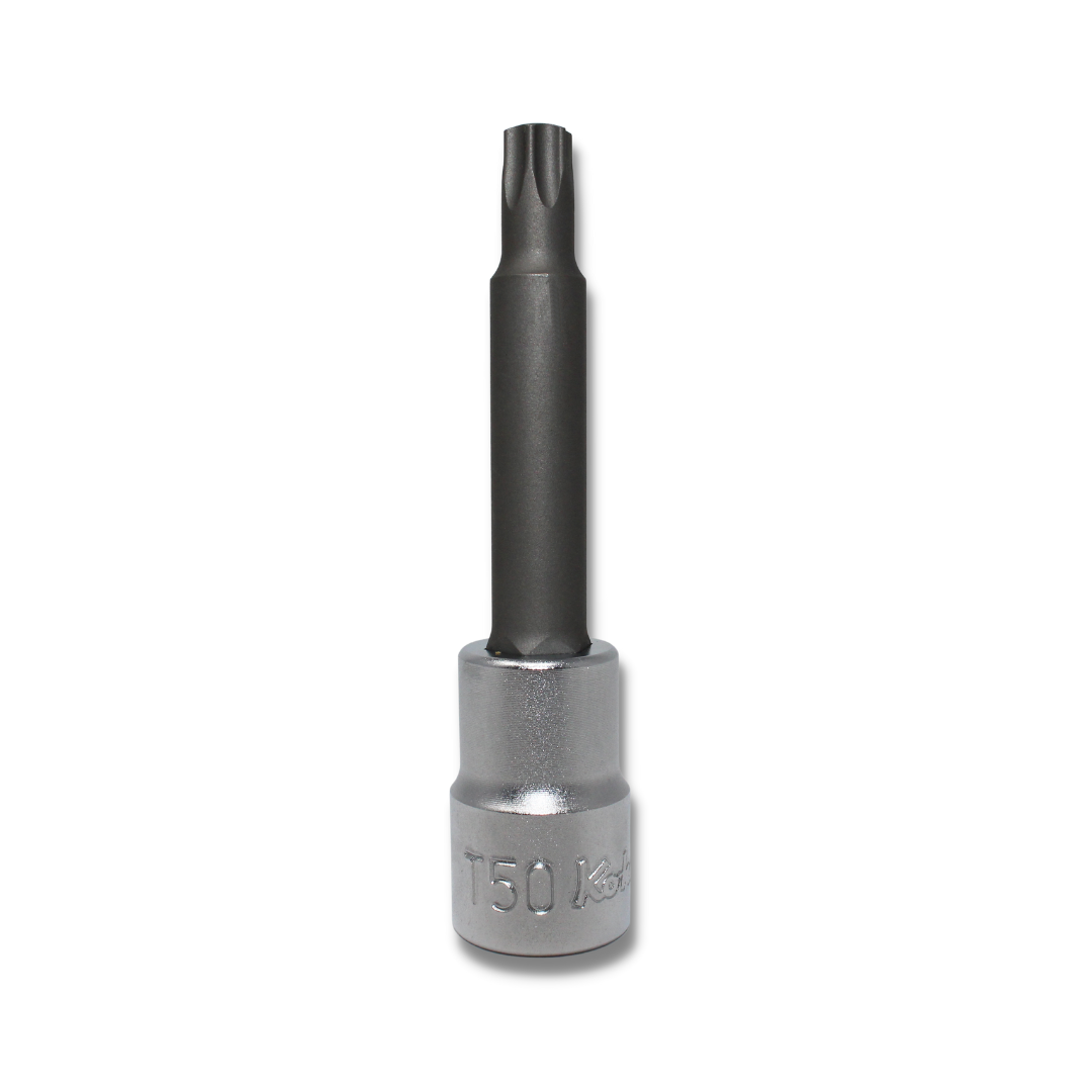 Douille à embout TORX® T50 à tige ronde 1/2" Sq. Dr. - Longueur 100 mm 