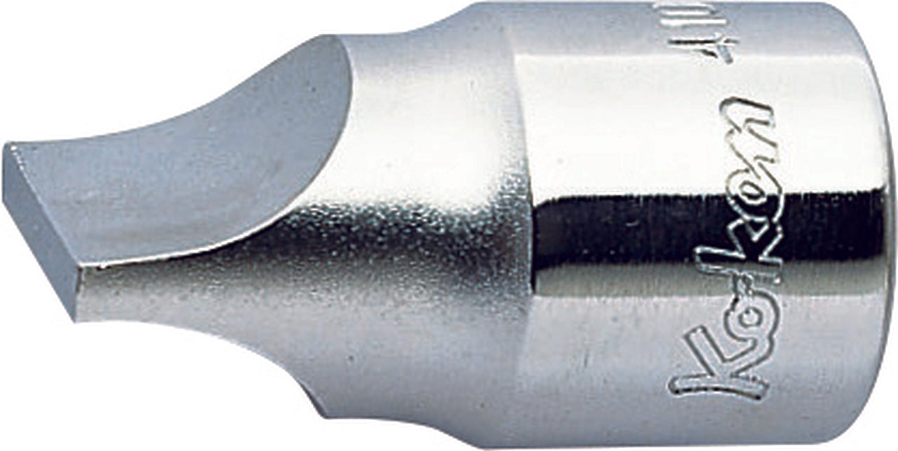 Douille à embout carré 1/2" fendue 3,7 x 30 mm, longueur 40 mm 