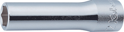 Douille carrée 1/2 pouce, 37 mm, 6 pans, longueur 77 mm 