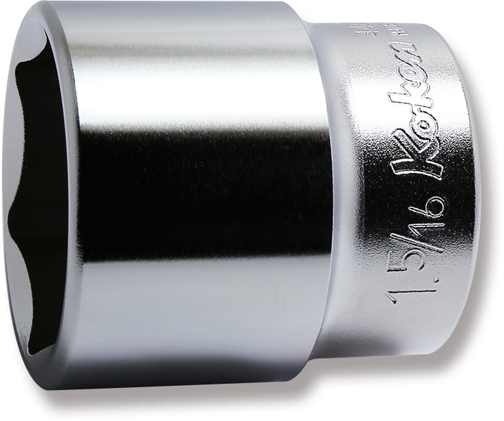 Douille chromée SAE 6 pans 1/2" 
