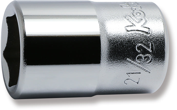 Douille chromée SAE 6 pans 1/2" 