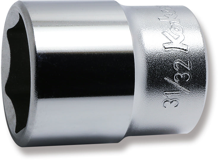 Douille chromée SAE 6 pans 1/2" 