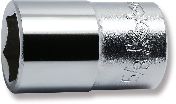 Douille chromée SAE 6 pans 1/2" 