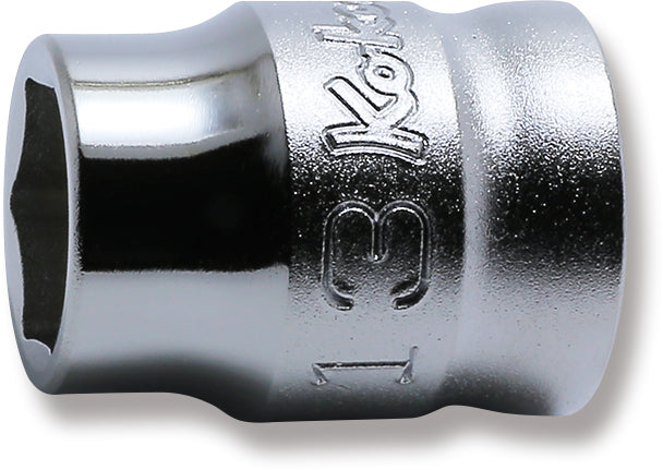 1/2 Sq. Dr. Chrome Z-Series 6 Point Metric Socket  13mm