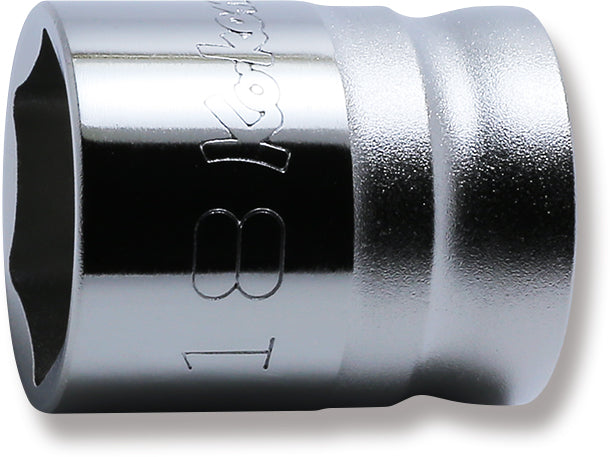 1/2 Sq. Dr. Chrome Z-Series 6 Point Metric Socket  18mm