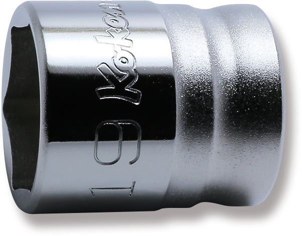 1/2 Sq. Dr. Chrome Z-Series 6 Point Metric Socket  19mm