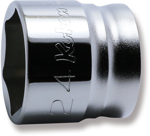 1/2 Sq. Dr. Chrome Z-Series 6 Point Metric Socket  24mm