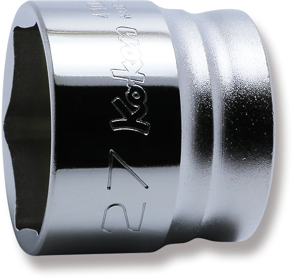 1/2 Sq. Dr. Chrome Z-Series 6 Point Metric Socket  27mm