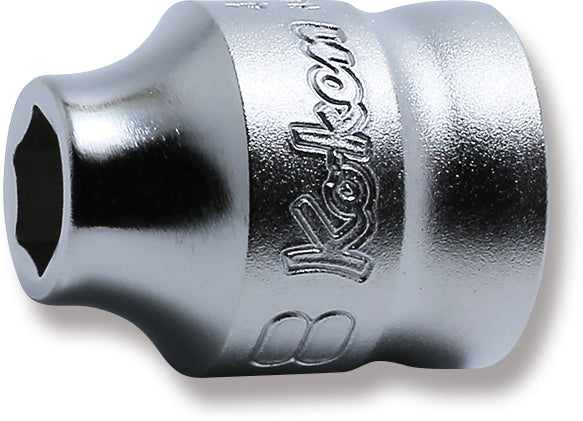 1/2 Sq. Dr. Chrome Metric Z-Series 6 Point Socket  8mm