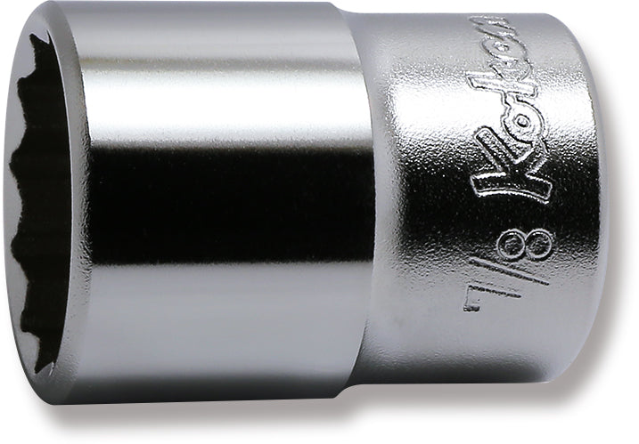 1/2 Sq. Dr. Chrome SAE 12 Point Socket  7/8"