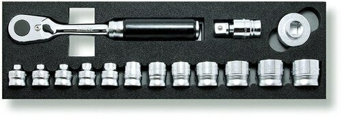 3/8 Sq. Dr. 15 Piece Z-Series 6-Point Metric Socket Set  5.5-22mm