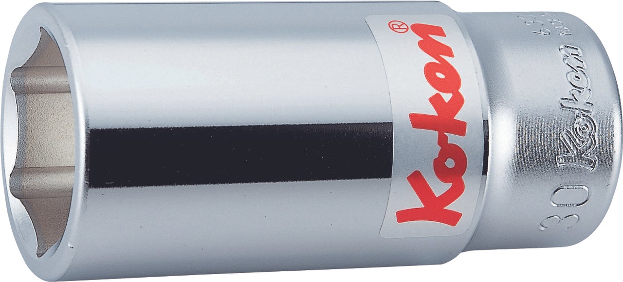 Douille carrée 3/4" à 6 pans, longueur 90 mm 