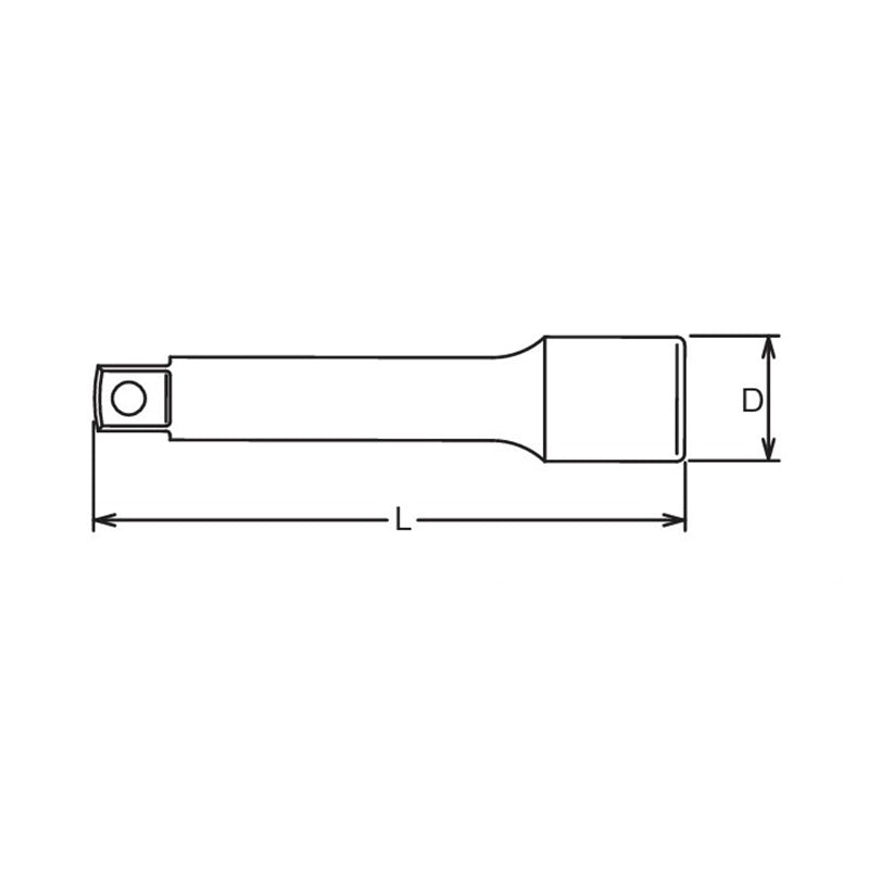3/4 Sq. Dr. Extension Bar    Length 400mm