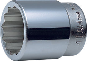 Douille carrée 52 mm, 12 pans, longueur 72 mm 