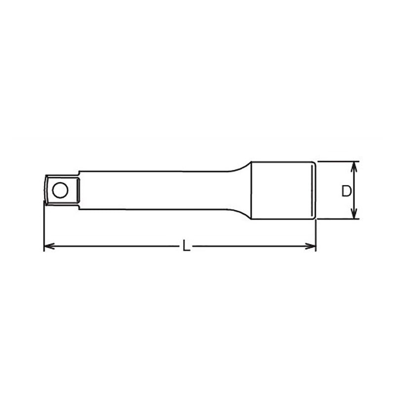 1 Sq. Dr. Extension Bar    Length 400mm