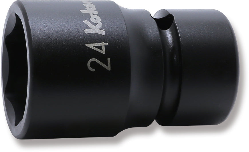 24mm 1/2 Sq. Dr. Impact 6-Point Sleeve Drive Socket