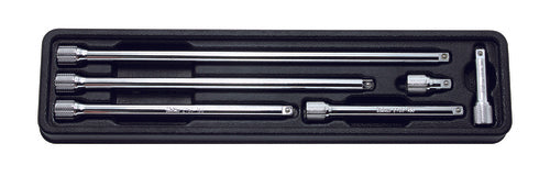 1/4 Sq. Dr. Extension Bar Set  28-250mm ABS Tray   6 pieces