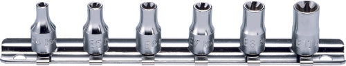 Jeu de 6 douilles TORX® 1/4 Sq. Dr. E4-E10 