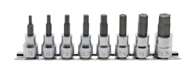 8 Piece 3/8 Sq. Dr. Hex Bit Socket set  1/8-1/2
