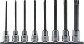 3/8 Sq. Dr. 8 Piece Round Shank Tamper-Resistant TORX® Bit Socket set T20H-T55H
