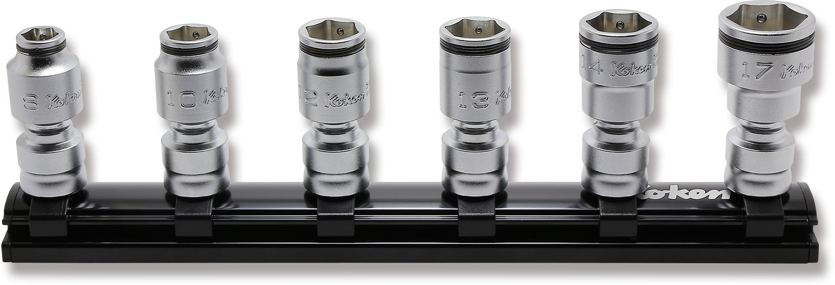 3/8 Sq. Dr. 6 piece Z-series 6-Point Universal Metric NUT GRIP Socket Set