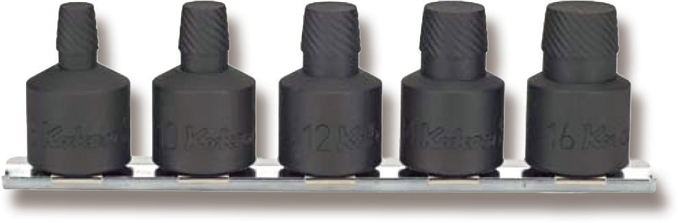5 Piece 1/2 Sq. Dr. 37mm Bolt Twister Socket Set  8mm-16mm